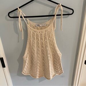Zara Cream Knit Women's Top